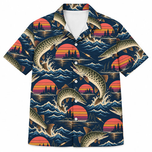 Muskie Horizon Riot Hawaiian Shirt