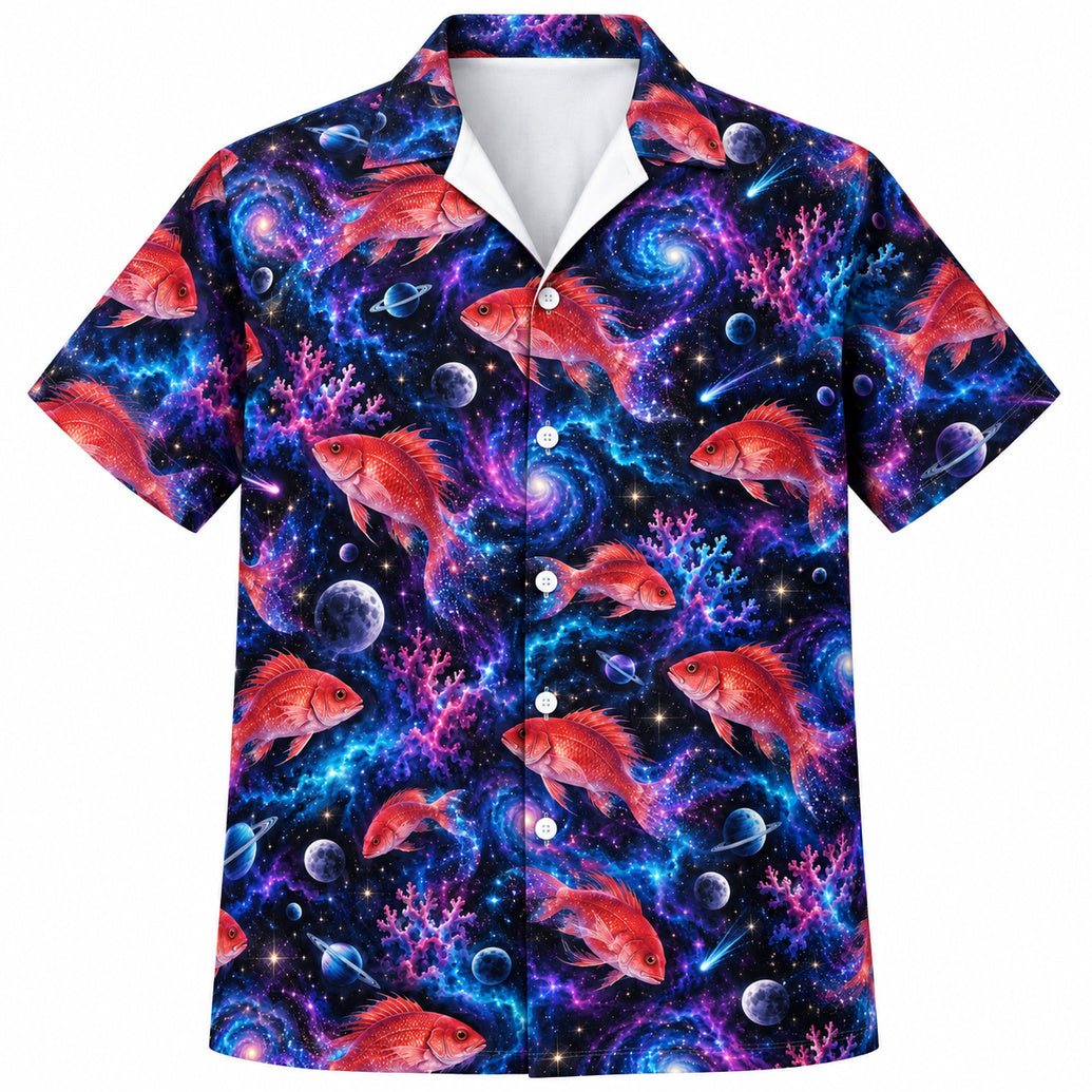 Nebula Reef Drifters Hawaiian Shirt