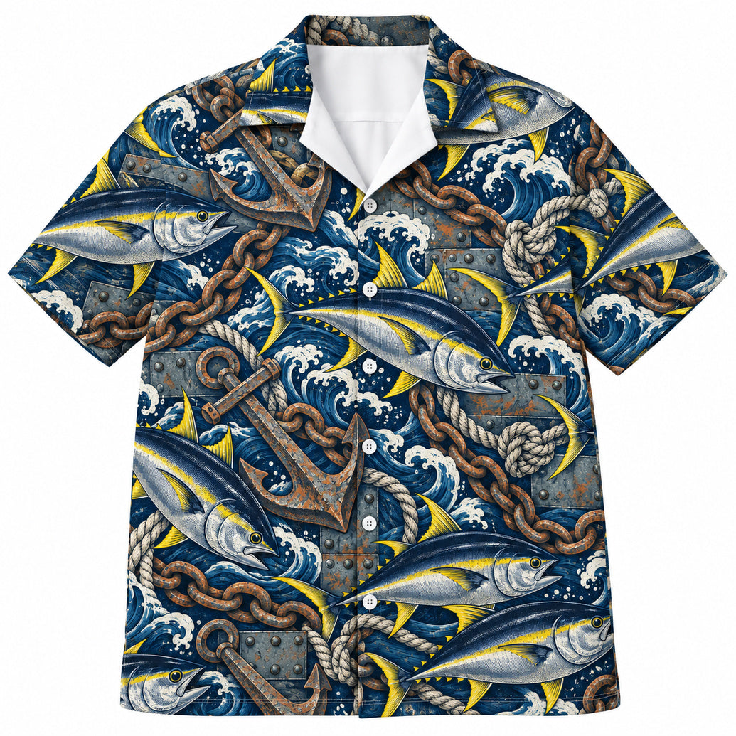 Yellowfin Foundry Tide Hawaiian Shirt