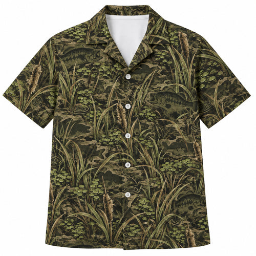 Reedshadow Bass Recon Hawaiian Shirt