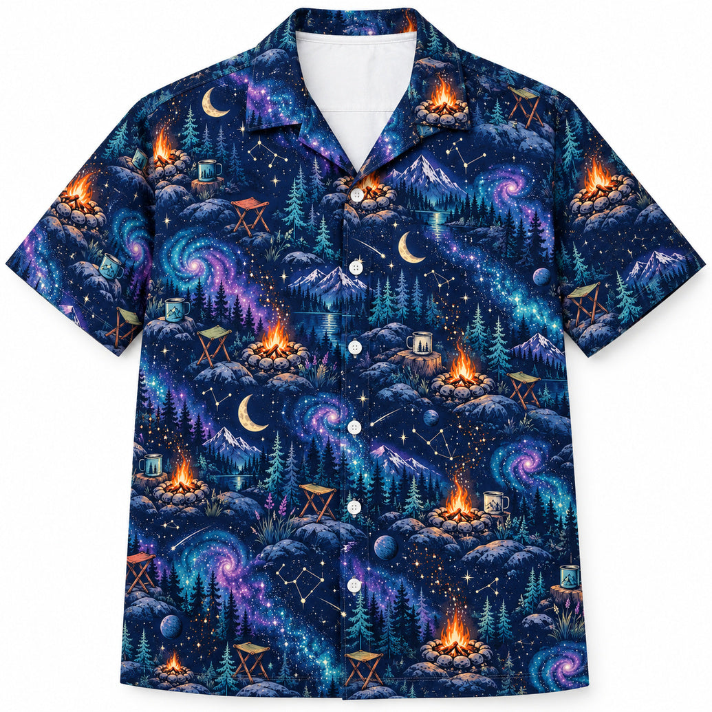 Nebula Ember Camp Hawaiian Shirt
