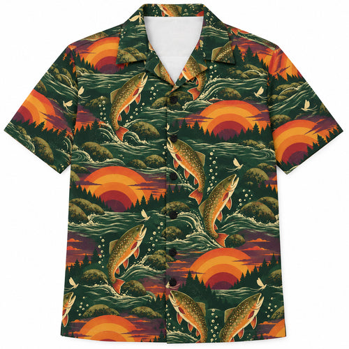 Ember Rise Brook Trout Hawaiian Shirt