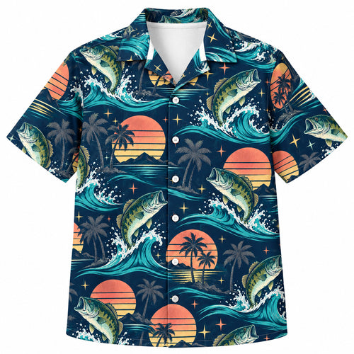Neon Tidelane Largemouth Hawaiian Shirt