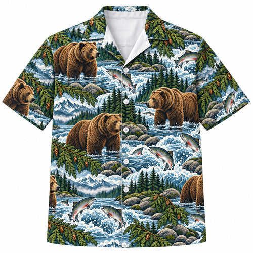 Grizzly River Crown Hawaiian Shirt