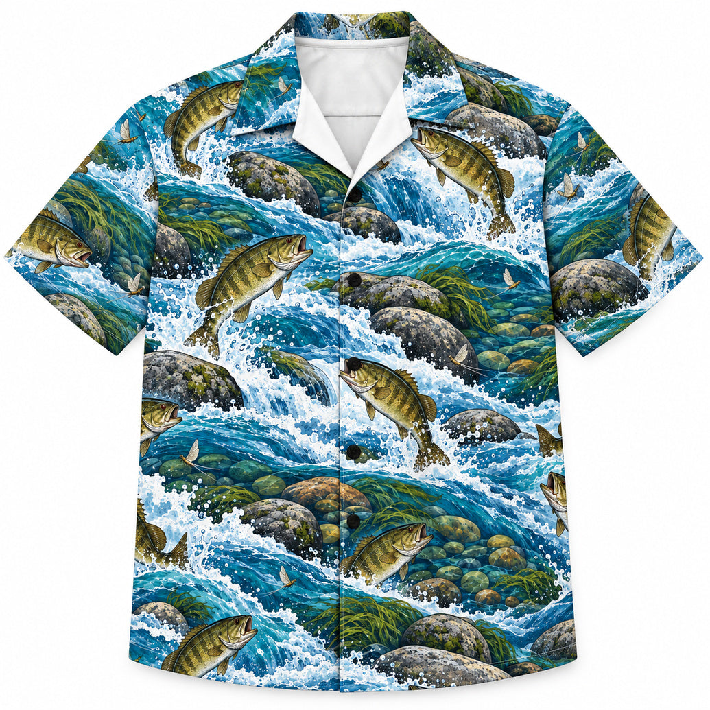 Whitewater Bronze Run Hawaiian Shirt