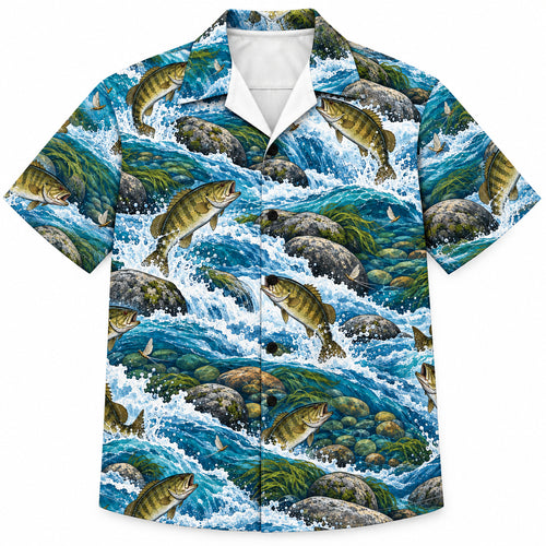 Whitewater Bronze Run Hawaiian Shirt