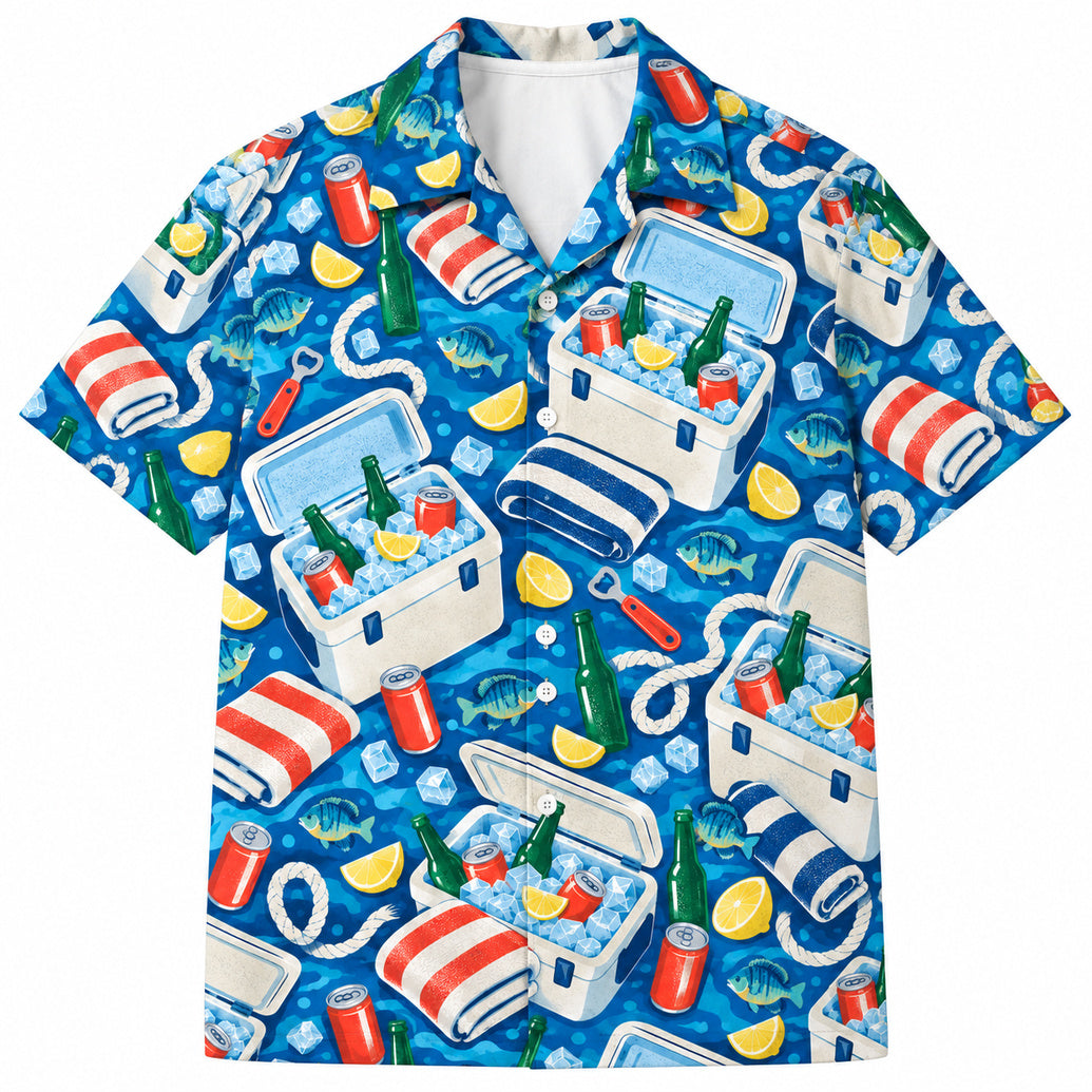 Dockside Ice Chest Jubilee Hawaiian Shirt
