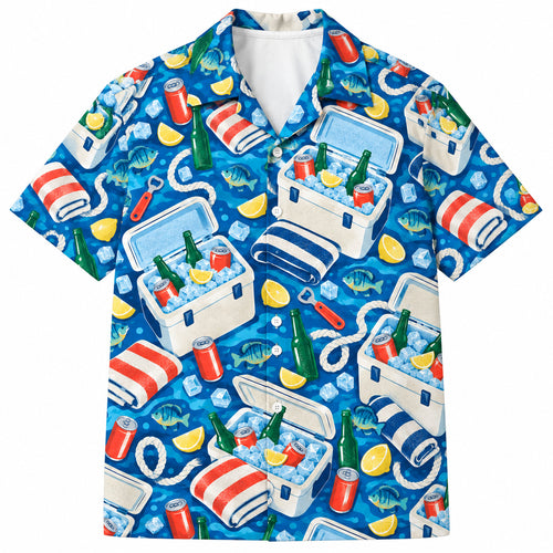 Dockside Ice Chest Jubilee Hawaiian Shirt