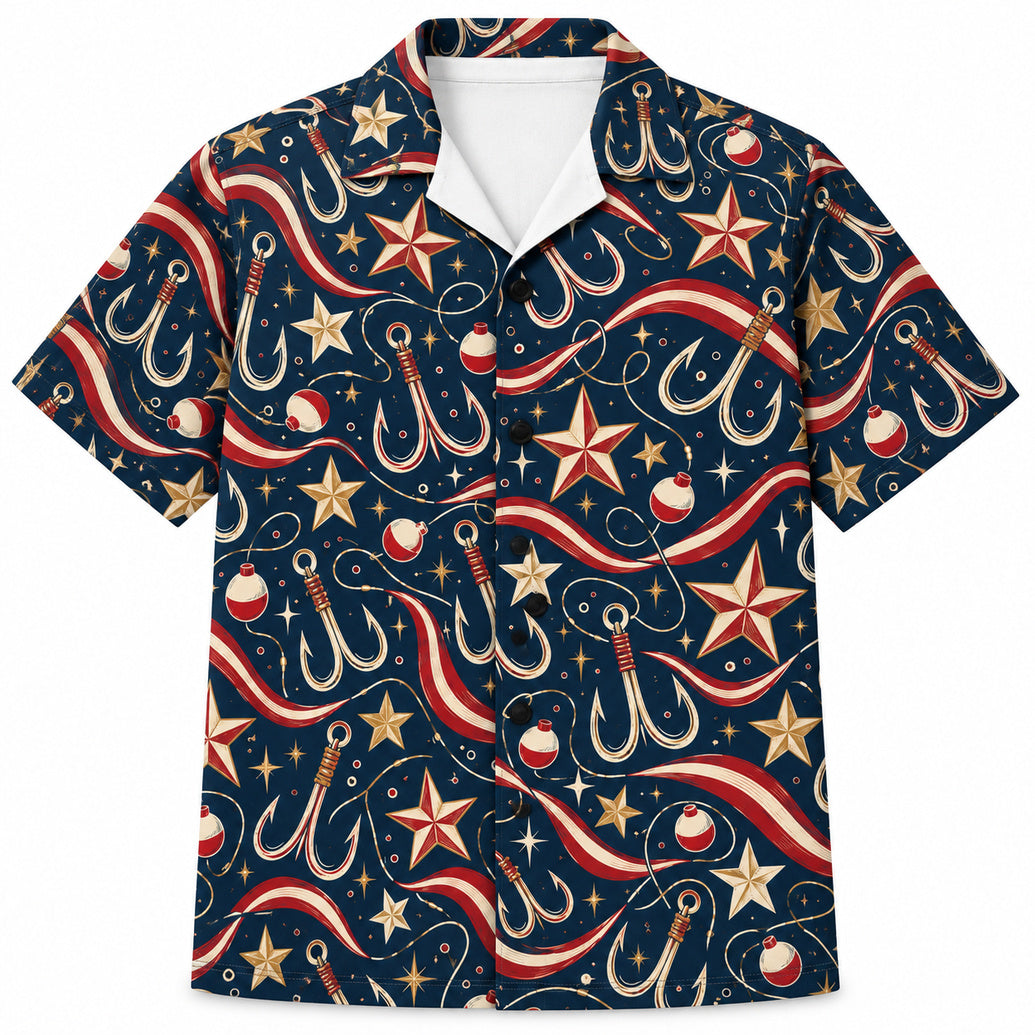 Stars, Stripes & Trebles Hawaiian Shirt