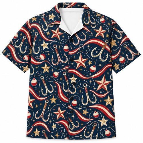 Stars, Stripes & Trebles Hawaiian Shirt