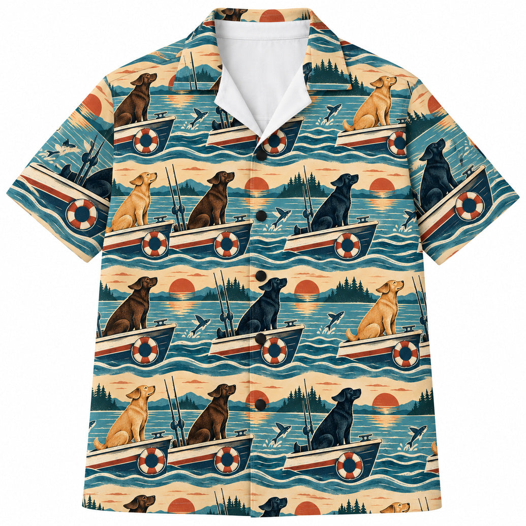 Bow Buddy Retriever Hawaiian Shirt