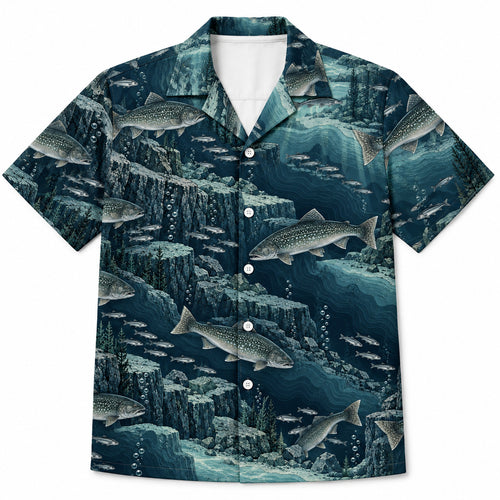 Splake Drop-Off Meridian Hawaiian Shirt