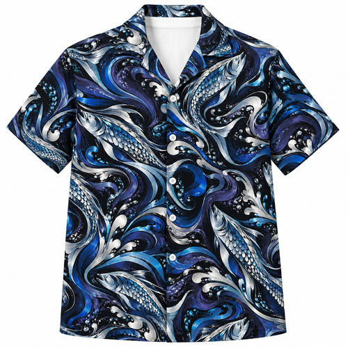 Tarpon Liquid Alloy Hawaiian Shirt