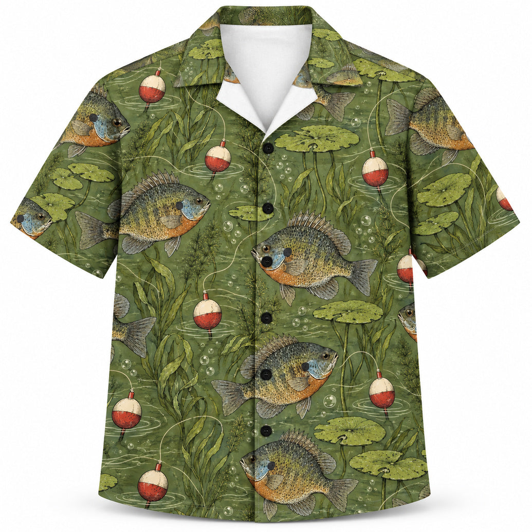 Pond Float Bluegill Parade Hawaiian Shirt