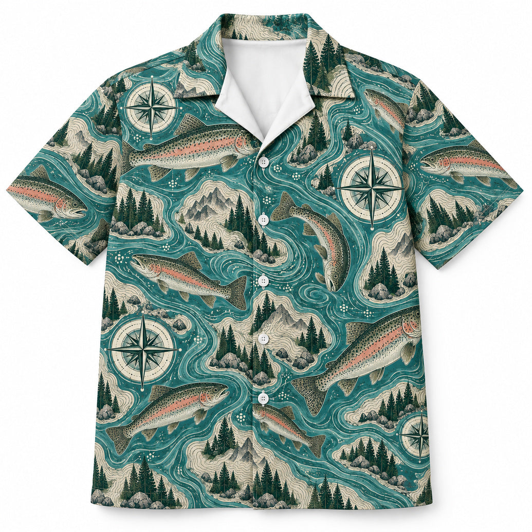 Rainbow Trout Trailfinder Hawaiian Shirt