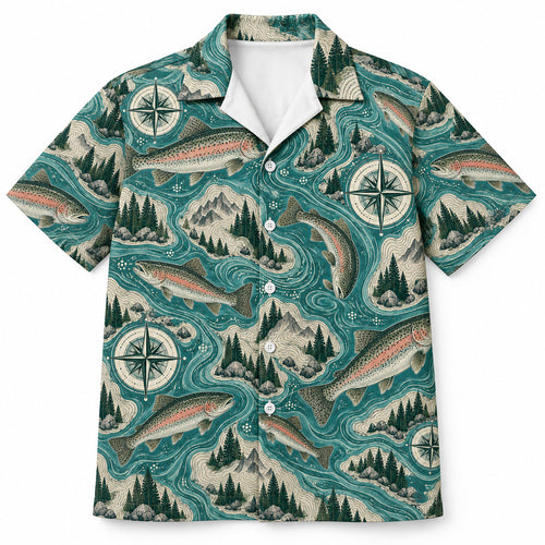 Rainbow Trout Trailfinder Hawaiian Shirt