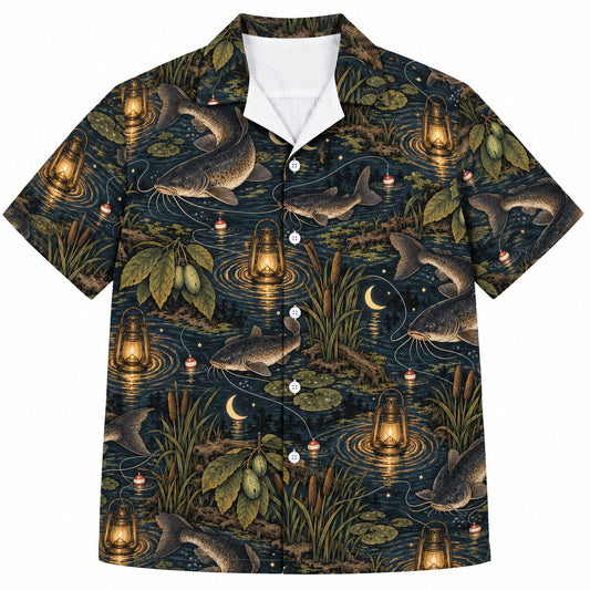 Lanterns on the Muddy Bank Hawaiian Shirt