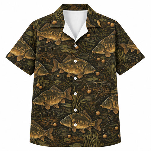 Mirror Carp Rig Ledger Hawaiian Shirt