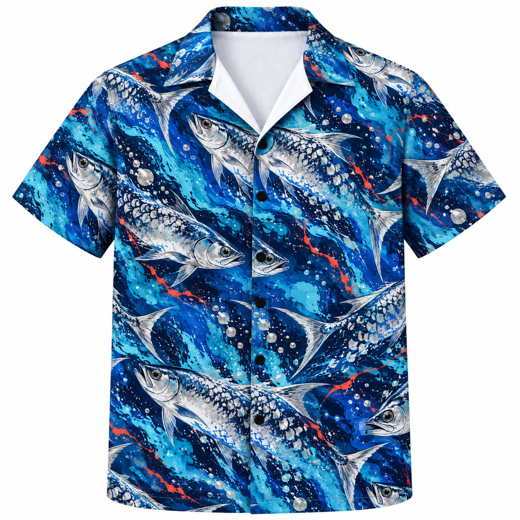 Mercury Tarpon Current Hawaiian Shirt