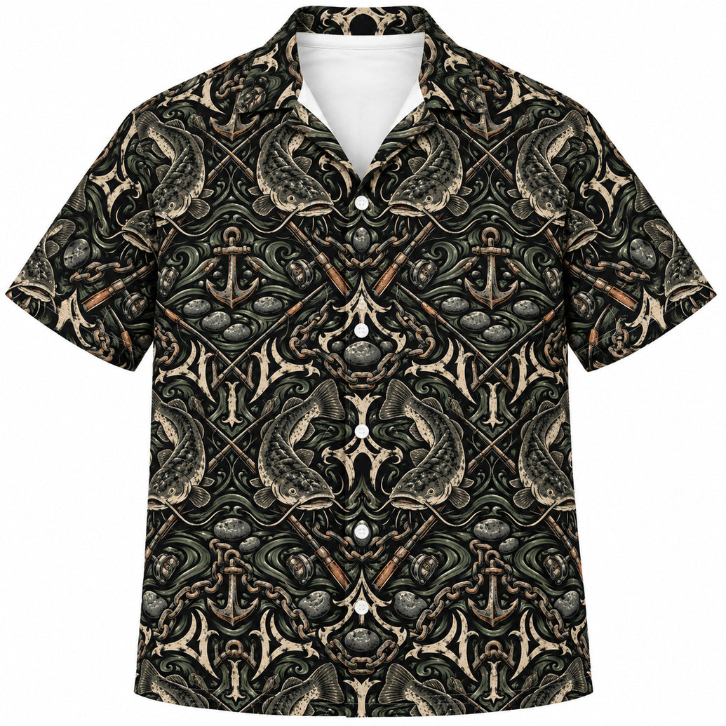 Flathead Iron & Riverbone Hawaiian Shirt