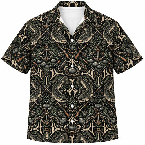 Flathead Iron & Riverbone Hawaiian Shirt