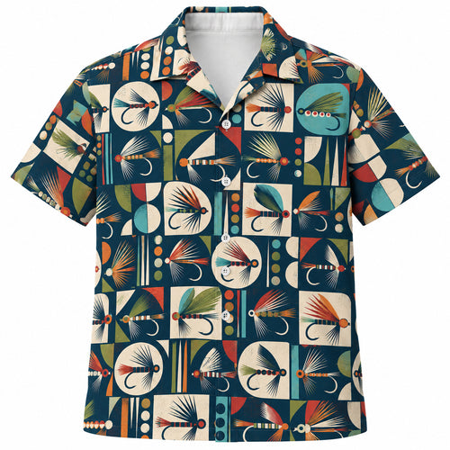 Flyform Grid Studio Hawaiian Shirt