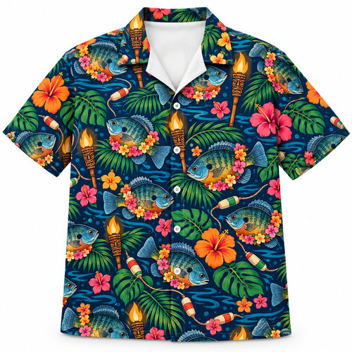 Bluegill Luau Lanterns Hawaiian Shirt