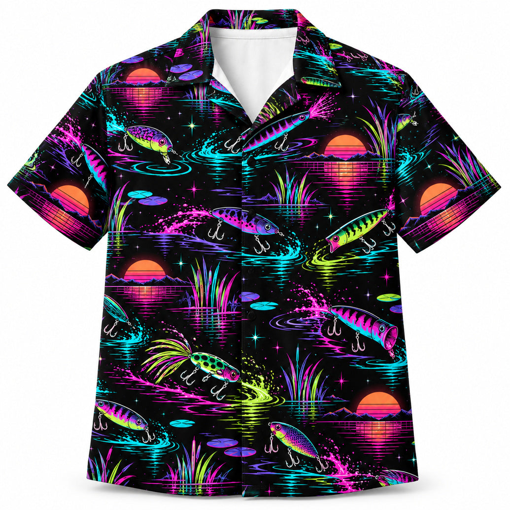 Electric Topwater Afterglow Hawaiian Shirt