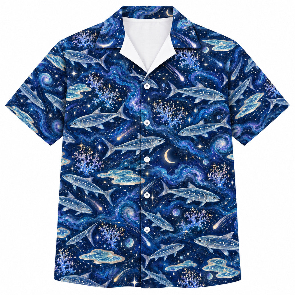 Starlit Bonefish Drift Hawaiian Shirt