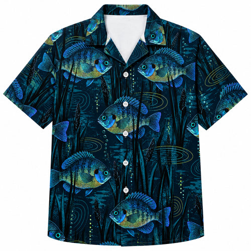 Bluegill Afterdark Signal Hawaiian Shirt