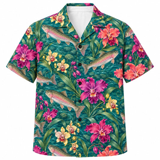 Orchid Rainbow Brook Hawaiian Shirt
