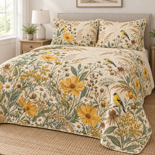 Meadow Song Botanical Bedding Set