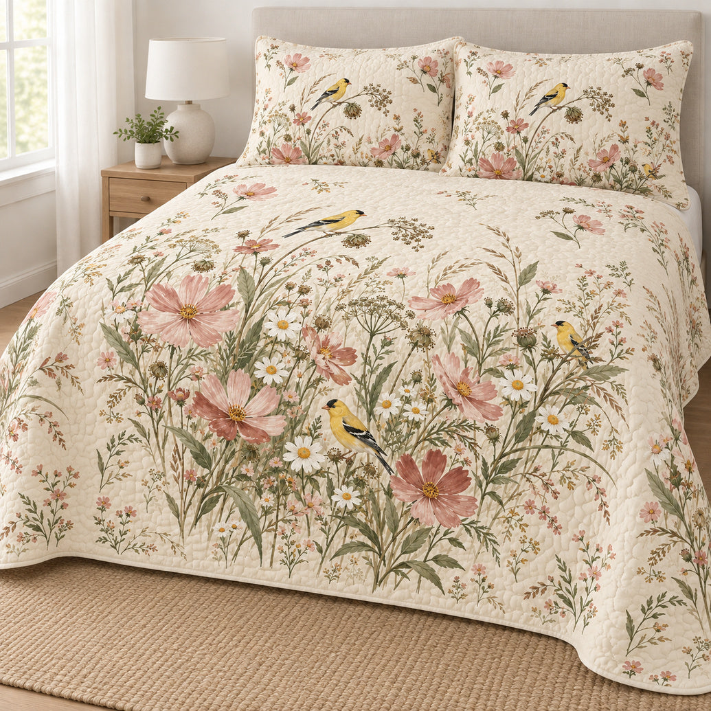 Meadow Song Botanical Bedding Set