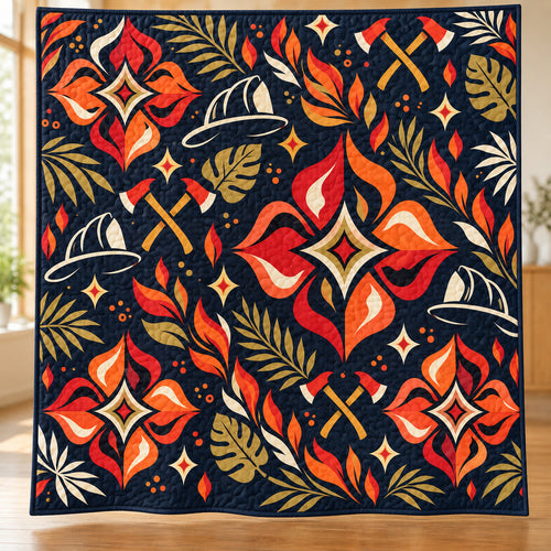 Ember Four-Point Signal Quilt Blanket
