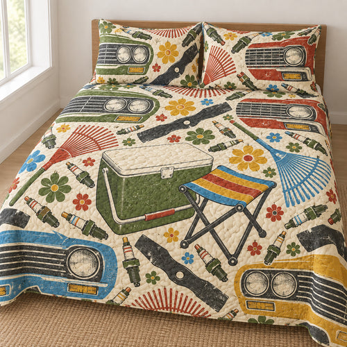 Saturday Garage Picnic Bedding Set