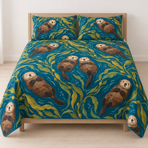 Otter Kelp Canopy Bedding Set