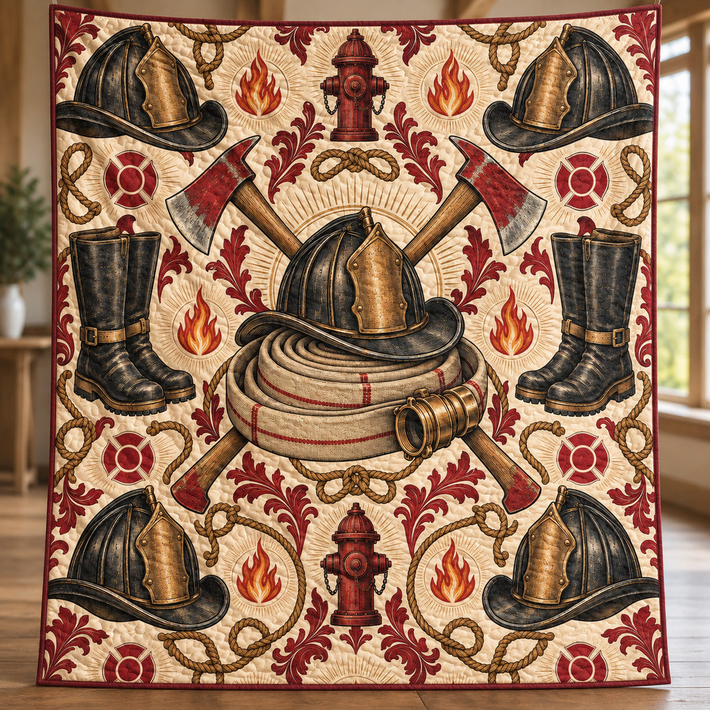 First Alarm Heritage Gear Quilt Blanket