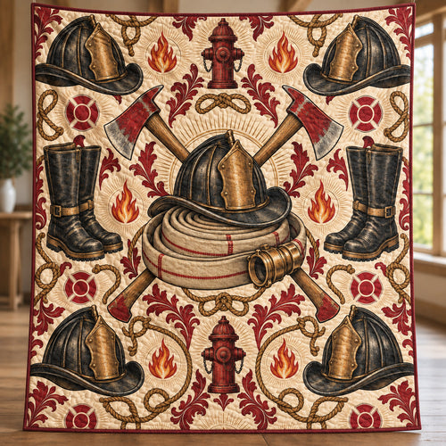 First Alarm Heritage Gear Quilt Blanket