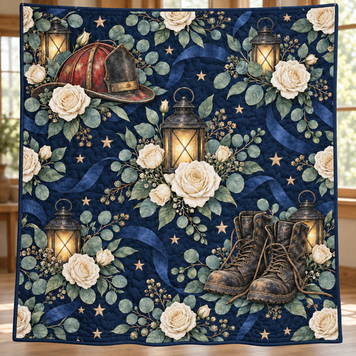 Rose Lantern Remembrance Quilt Blanket