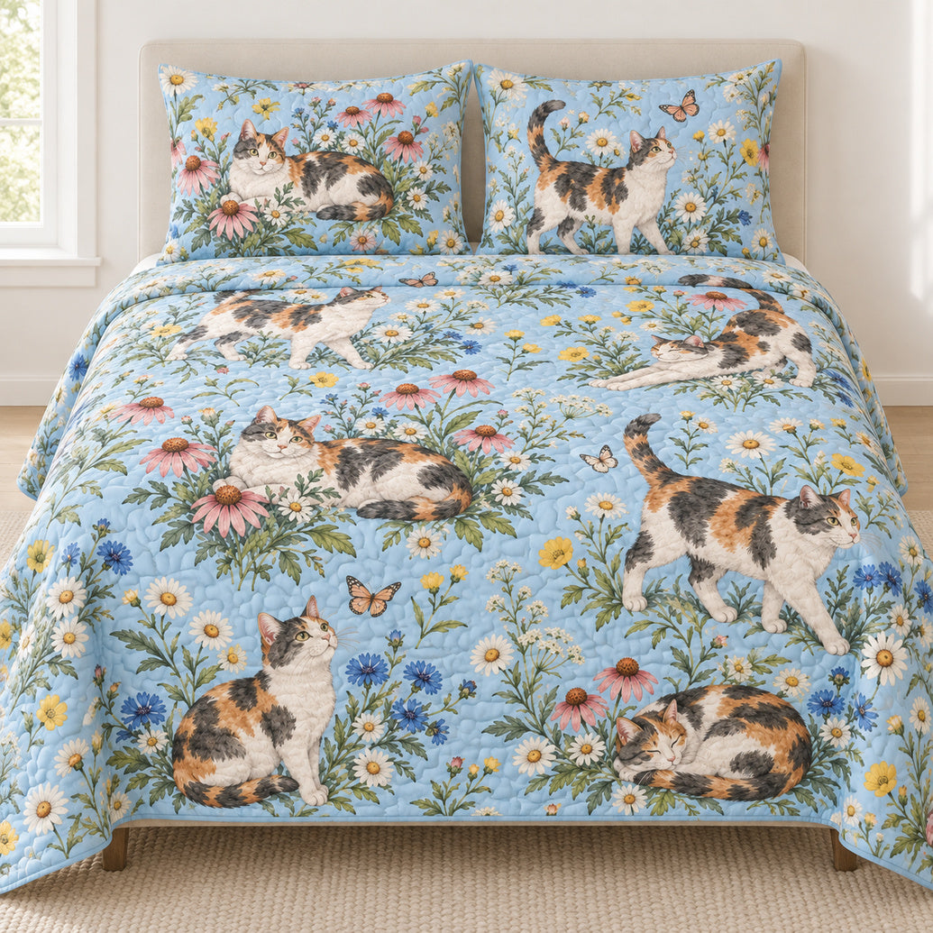 Calico Meadow Drift Bedding Set