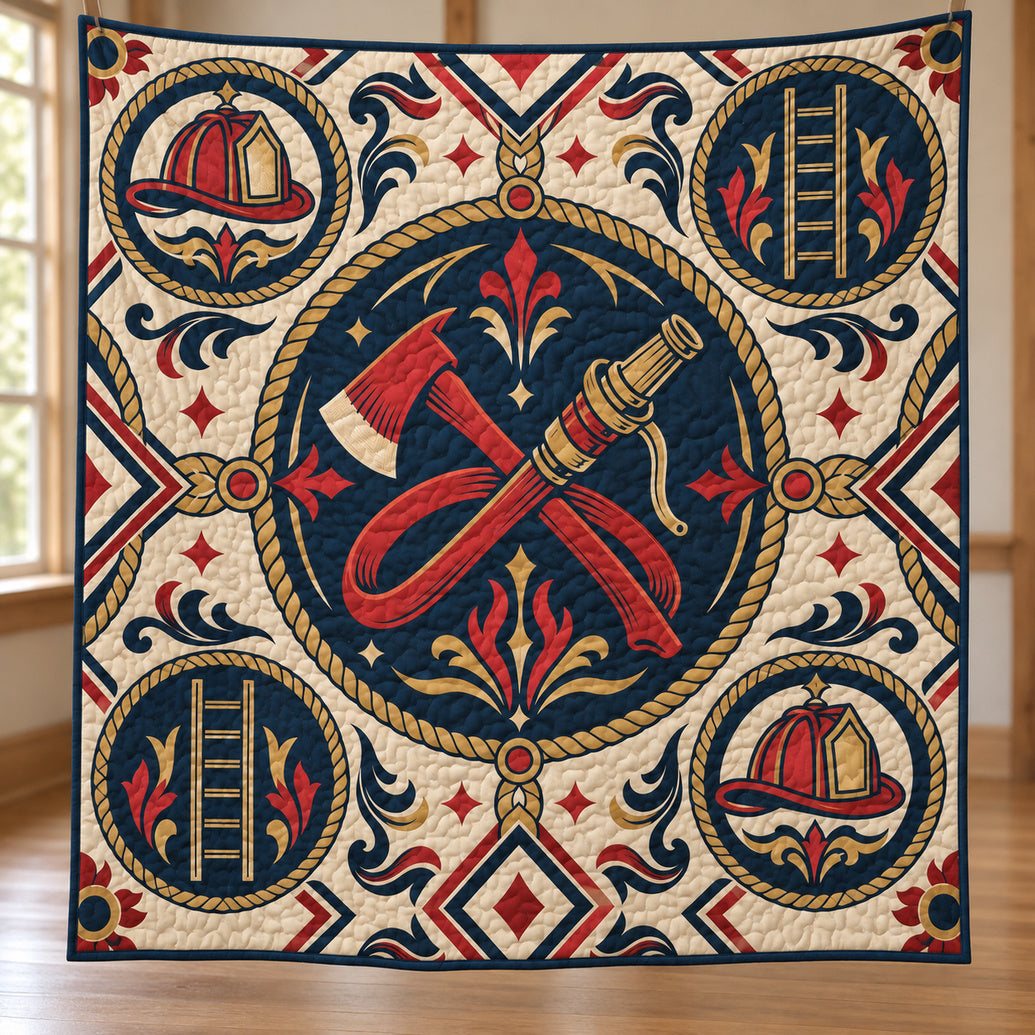 Engine House Icons Quilt Blanket