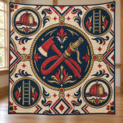 Engine House Icons Quilt Blanket