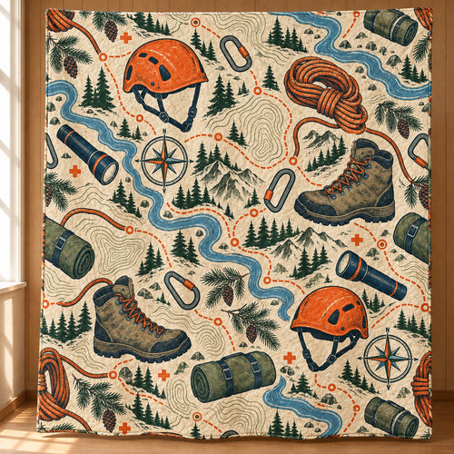 Contourline Ready Kit Quilt Blanket