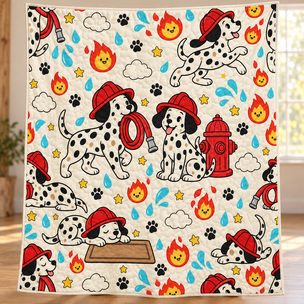 Spotty Station Pals Quilt Blanket