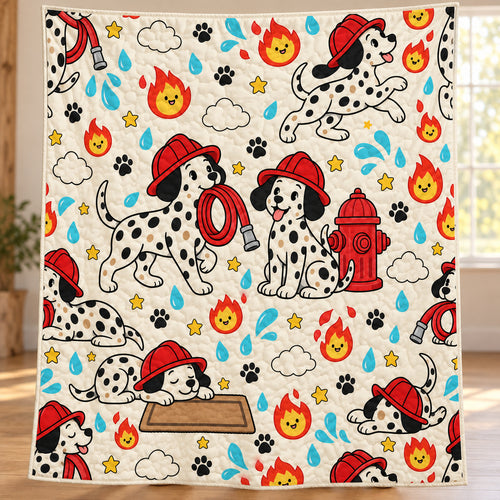 Spotty Station Pals Quilt Blanket