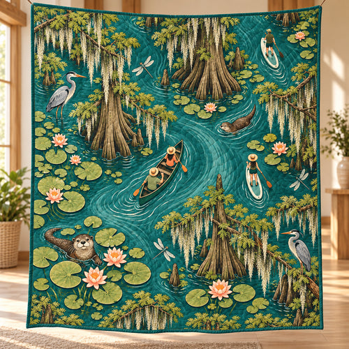 Cypress Waterway Ramble Quilt Blanket