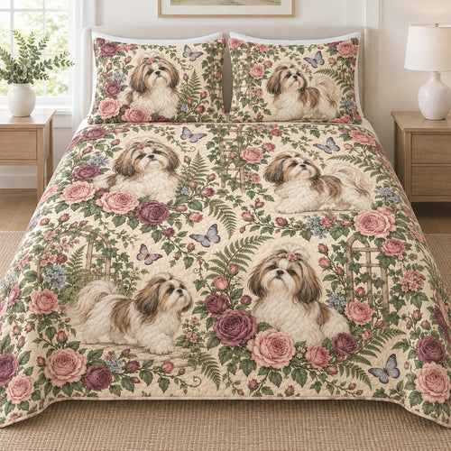 Shih Tzu Rosewing Conservatory Bedding Set