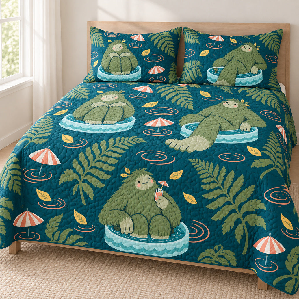 Bigfoot’s Tiny Pool Party Bedding Set