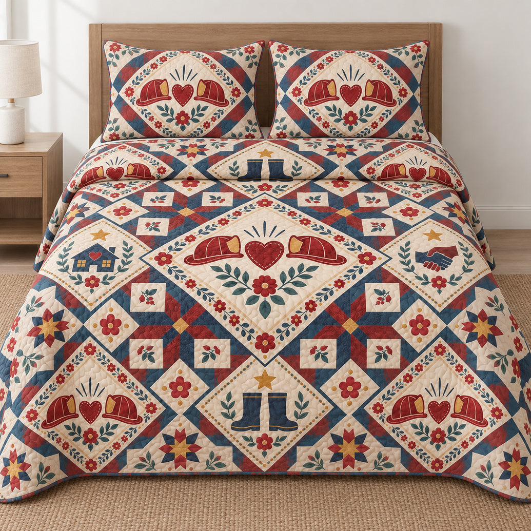 Shelter Heart Medallions Bedding Set