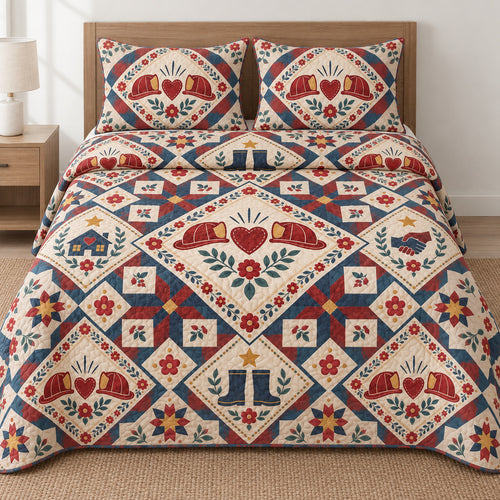 Shelter Heart Medallions Bedding Set